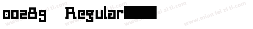 00289 Regular字体转换